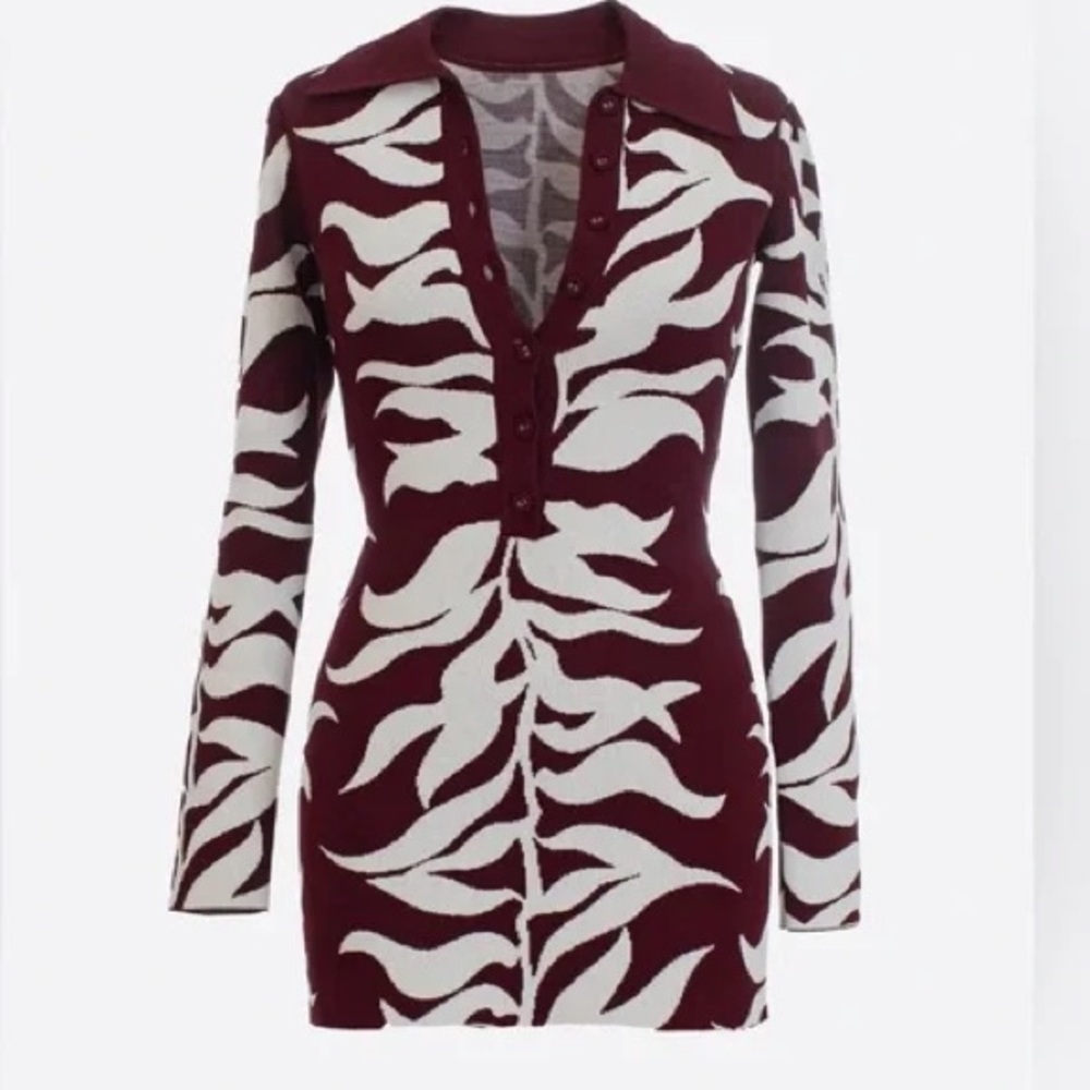 Hanifa Soraya Mini Dress in Plum